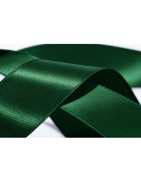 Nastro Doppio Raso 38 mm x 50 m - Verde Bottiglia - dettaglio colore Verde Bottiglia