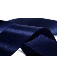 Nastro Doppio Raso 3 mm x 50 m - Blu Notte - bobina 2