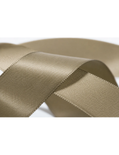 Nastro Doppio Raso 3 mm x 50 m - Fango - bobina 2