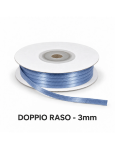 Nastro Doppio Raso 3 mm x 50 m - Lavagna - bobina