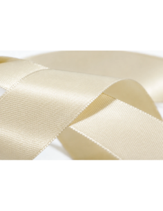 Nastro Doppio Raso 3 mm x 50 m - Naturale - bobina 2