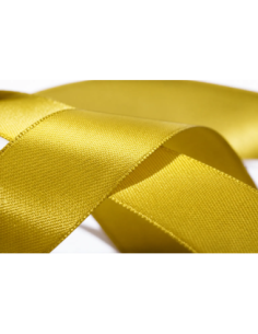 Nastro Doppio Raso 3 mm x 50 m - Oro - bobina 2