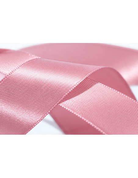 Nastro Doppio Raso 3 mm x 50 m - Rosa - dettaglio colore Rosa