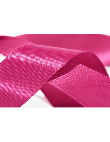 Nastro Doppio Raso 6 mm x 50 m - Fucsia - dettaglio colore Fucsia