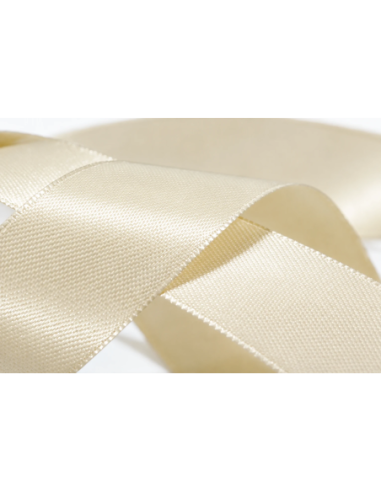 Nastro Doppio Raso 6 mm x 50 m - Naturale - dettaglio colore Naturale