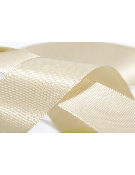 Nastro Doppio Raso 6 mm x 50 m - Naturale - dettaglio colore Naturale