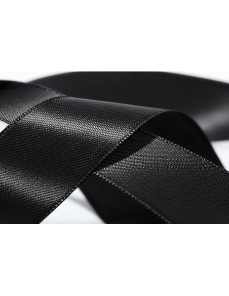 Nastro Doppio Raso 6 mm x 50 m - Nero - dettaglio colore Nero
