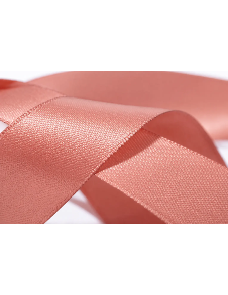 Nastro Doppio Raso 6 mm x 50 m - Rosa Antico - dettaglio colore Rosa Antico