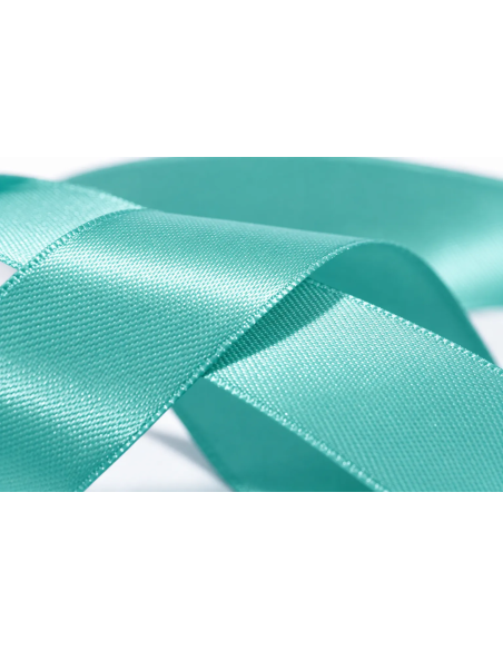 Nastro Doppio Raso 6 mm x 50 m - Tiffany - dettaglio colore Tiffany