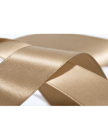 Nastro Doppio Raso 6 mm x 50 m - Vaniglia - dettaglio colore Vaniglia