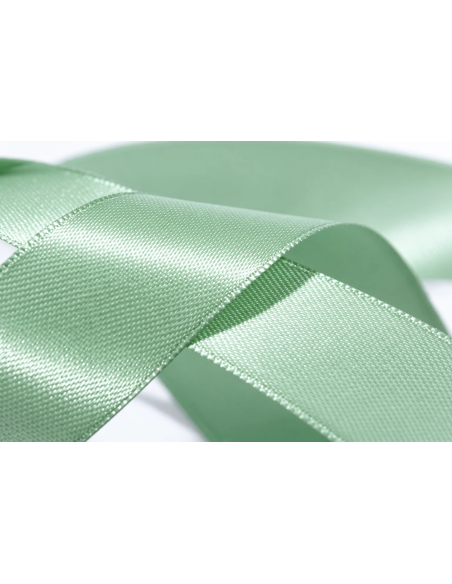 Nastro Doppio Raso 6 mm x 50 m - Verde Acqua - dettaglio colore Verde Acqua