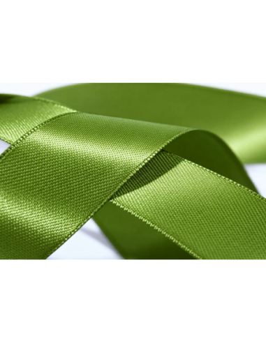 Nastro Doppio Raso 6 mm x 50 m - Verde - dettaglio colore Verde