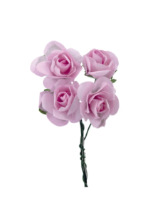 Rosellina artificiale – rosa – 2 cm