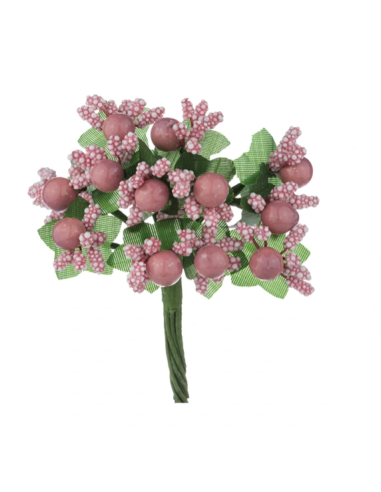 Pistilli decorativi artificiali – rosa antico – 2 5 x 10 cm