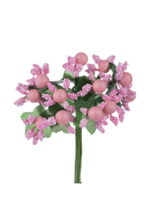 Pistilli decorativi artificiali – rosa – 2 5 x 10 cm
