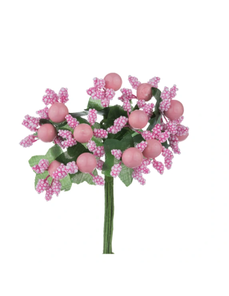 Pistilli decorativi artificiali – rosa – 2 5 x 10 cm