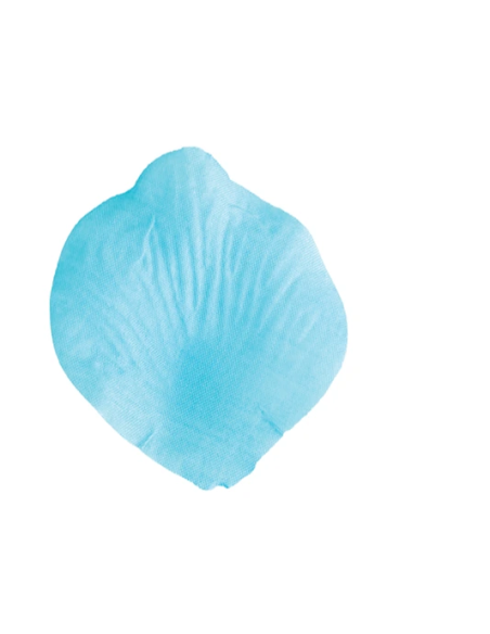 Petali artificiali – celeste – 5 x 5 cm – confezione da 200 petali