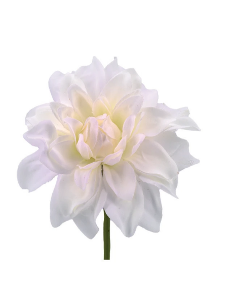 Dalia piccola artificiale – crema – diametro 8 cm