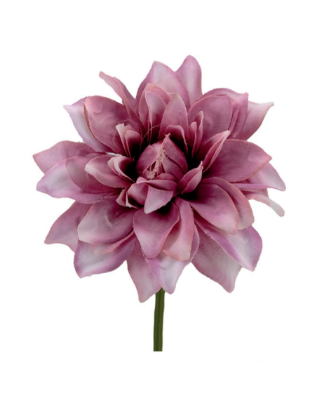 Dalia piccola artificiale – rosa antico – diametro 8 cm