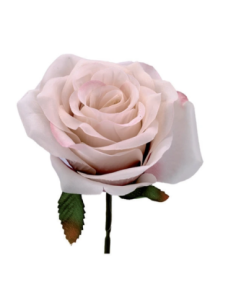 Rosa artificiale – rosa antico – 10 x 6 cm