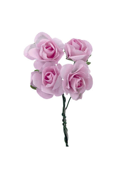 Rosellina artificiale – rosa – 2 cm