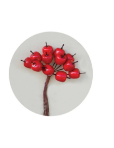 Mela artificiale decorativa – rosso 2