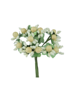 Pistilli decorativi artificiali – panna – 2 5 x 10 cm 2