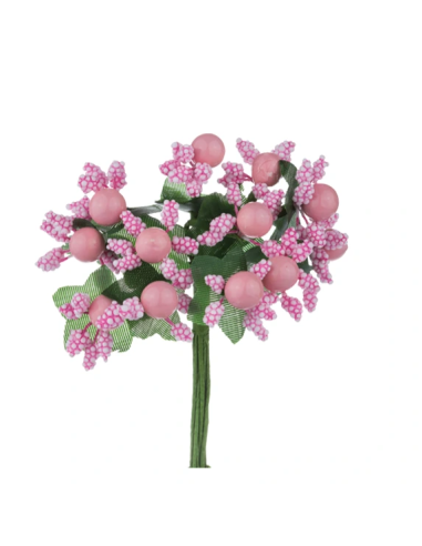Pistilli decorativi artificiali – rosa – 2 5 x 10 cm