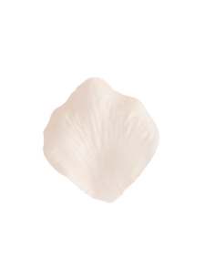 Petali artificiali – crema – 5 x 5 cm – confezione da 200 petali 2