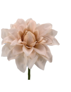Dalia piccola artificiale – beige – diametro 8 cm 2