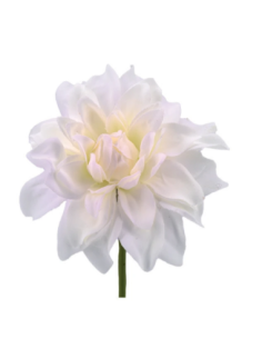 Dalia piccola artificiale – crema – diametro 8 cm 2
