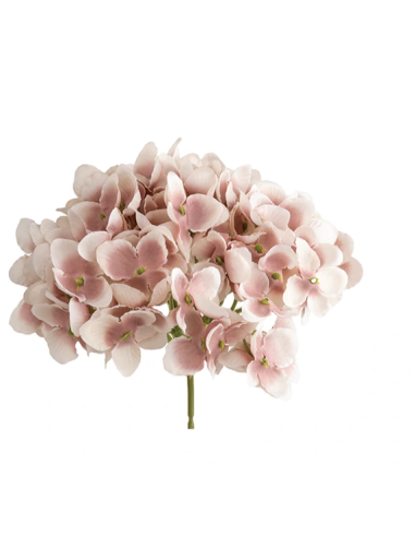 Tralcio di ortensia artificiale – rosa antico – 20 x 10 cm