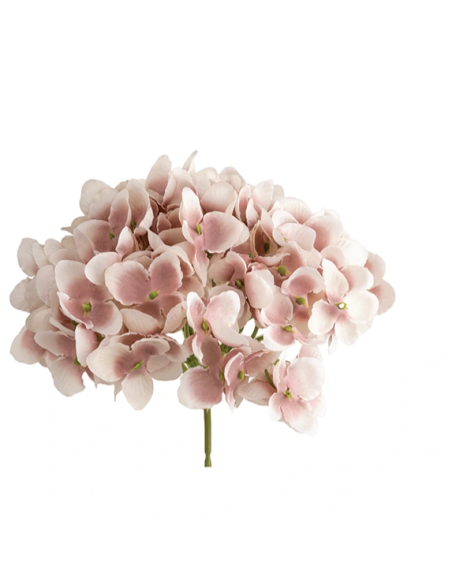 Tralcio di ortensia artificiale – rosa antico – 20 x 10 cm