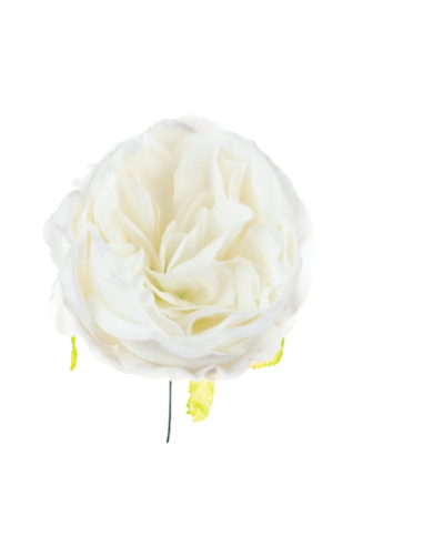 Ranuncolo artificiale – bianco – 9 x 5 cm