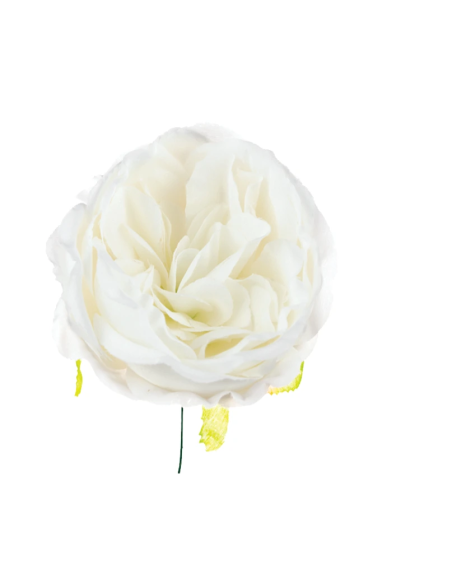 Ranuncolo artificiale – bianco – 9 x 5 cm