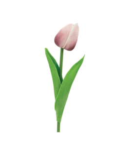 Tulipano artificiale su stelo – rosa antico