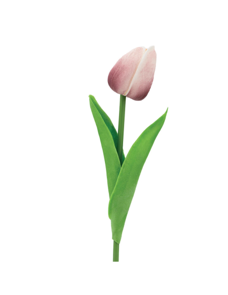 Tulipano artificiale su stelo – rosa antico