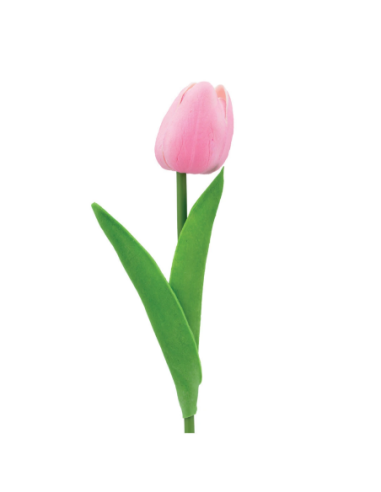Tulipano artificiale su stelo – rosa