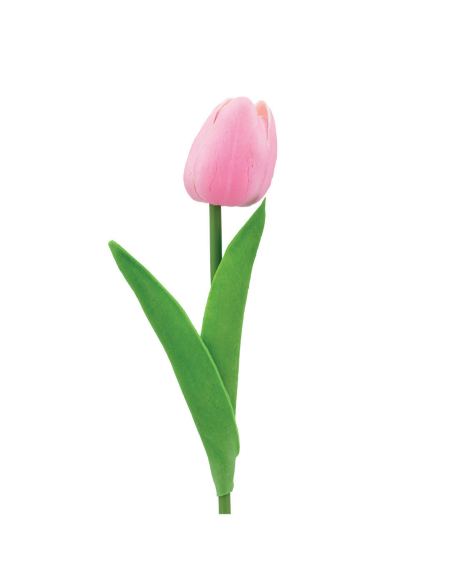 Tulipano artificiale su stelo – rosa