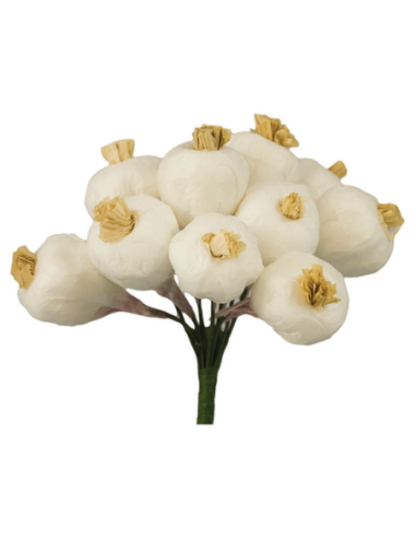 Aglio artificiale decorativo – bianco