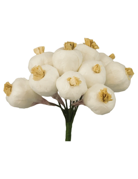 Aglio artificiale decorativo – bianco