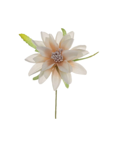 Dalia piccola artificiale – cipria – diametro 6 cm