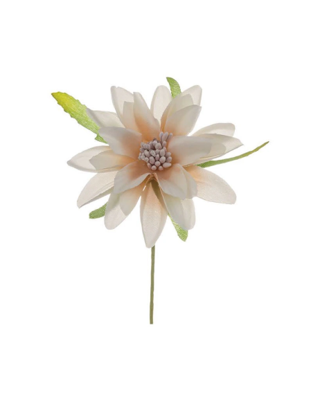 Dalia piccola artificiale – cipria – diametro 6 cm