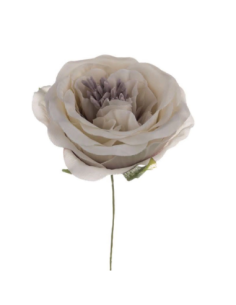 Rosa media artificiale – rosa antico – diametro 7 cm