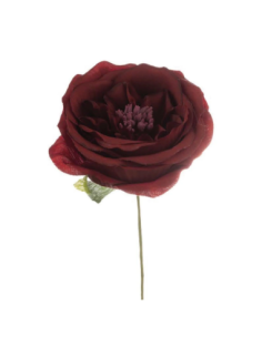 Rosa media artificiale – rosso – diametro 7 cm