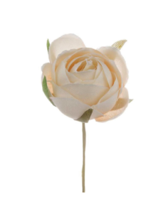 Rosellina piccola artificiale – cipria – diametro 3 cm