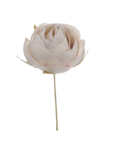 Rosellina piccola artificiale – rosa antico – diametro 3 cm