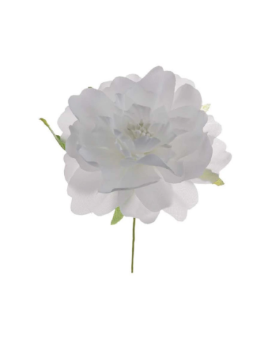 Ortensia artificiale – bianco – diametro 7 cm