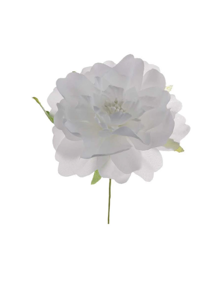Ortensia artificiale – bianco – diametro 7 cm