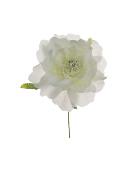 Ortensia artificiale – panna – diametro 7 cm